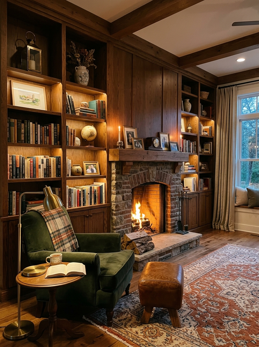 Integrated Bookshelves