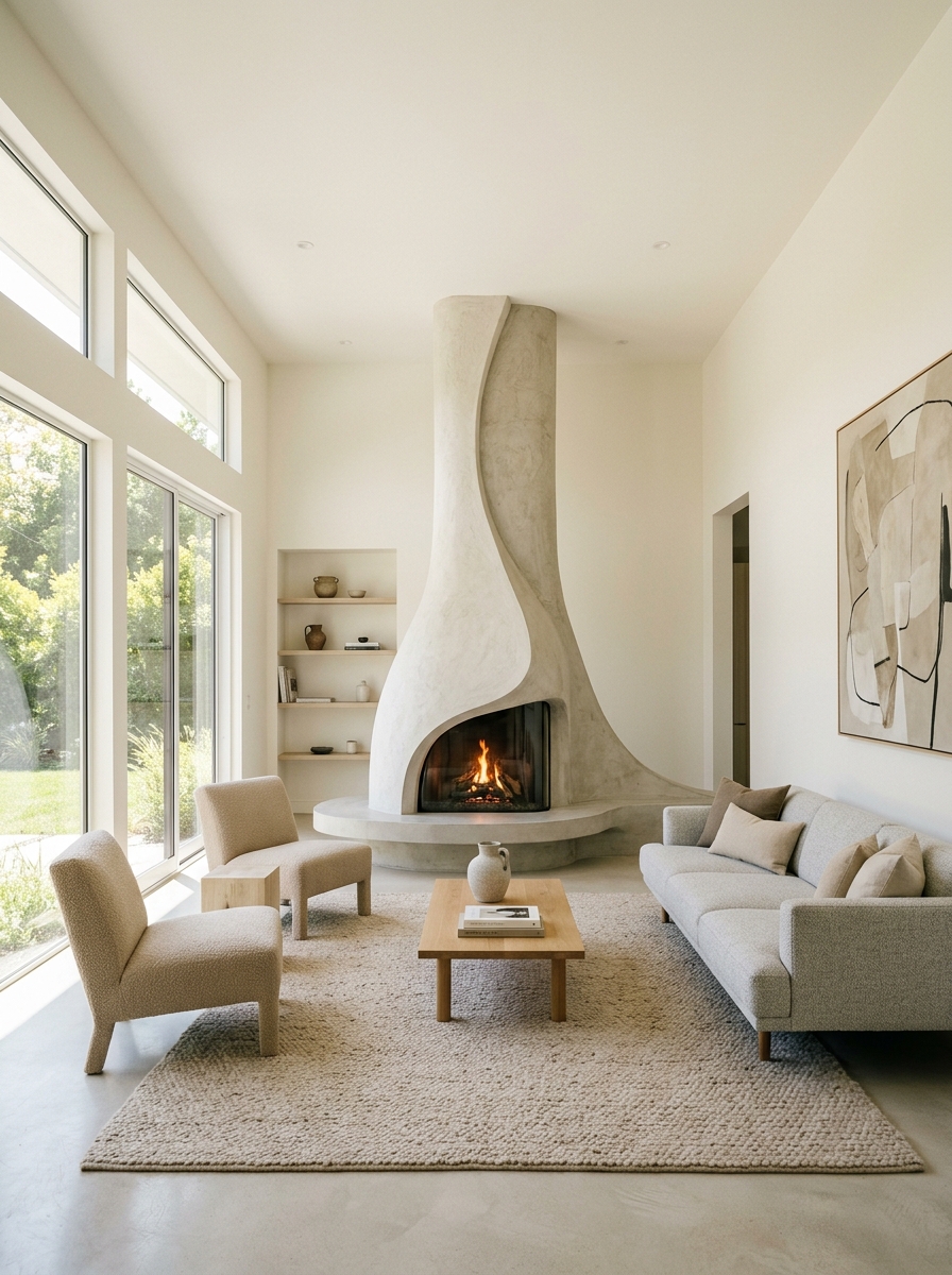 Fireplace with a Twist