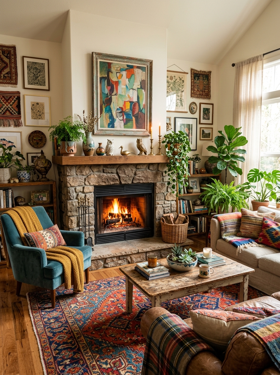 Eclectic Accents and Artful Curations