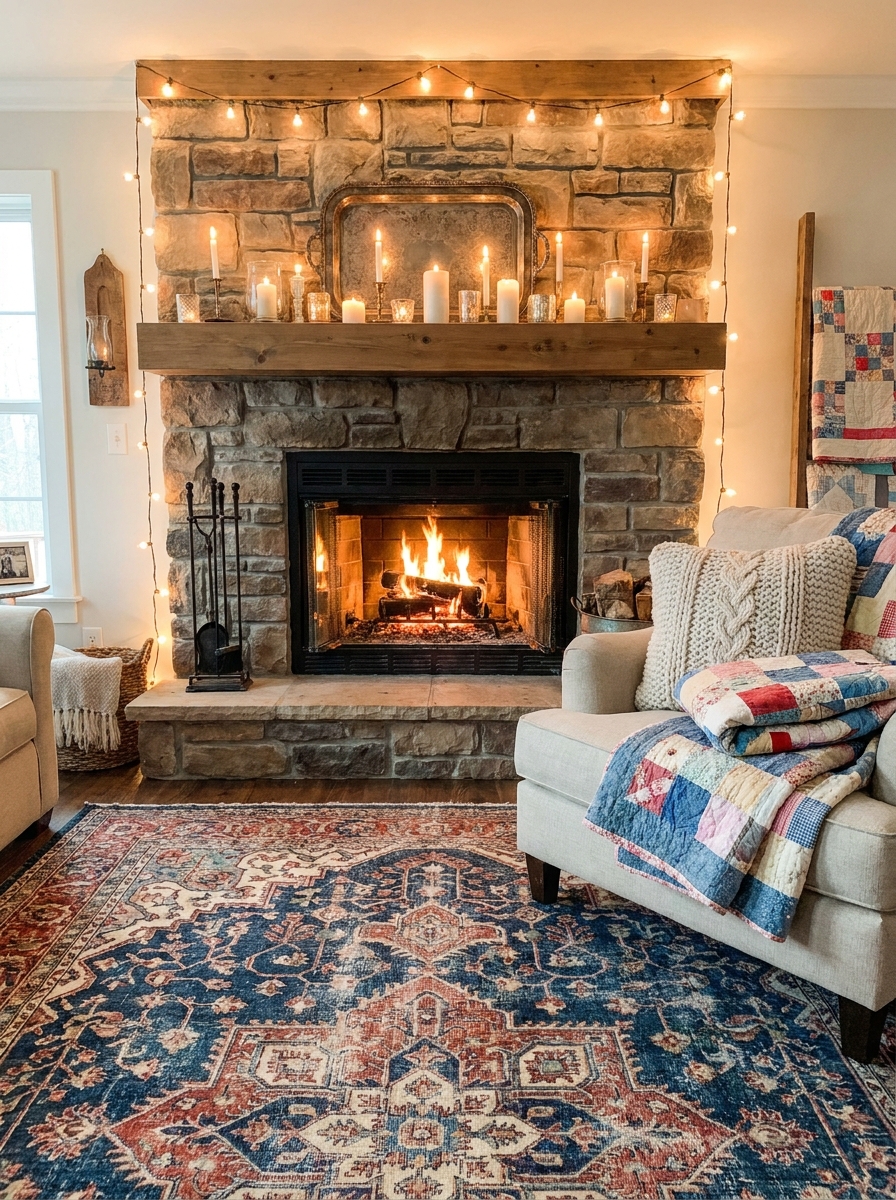 Thoughtful Fireplace Lighting