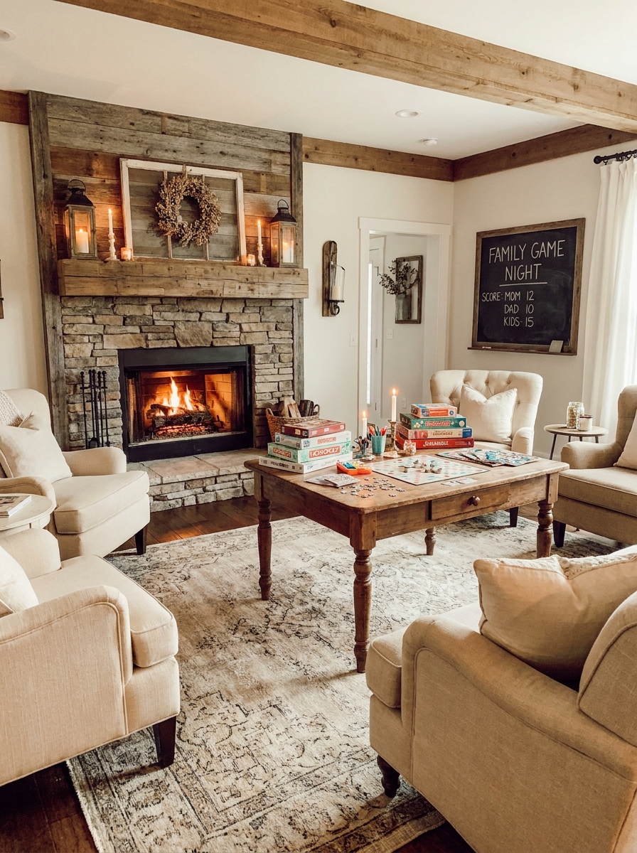 Interactive Family Fireplace Fun