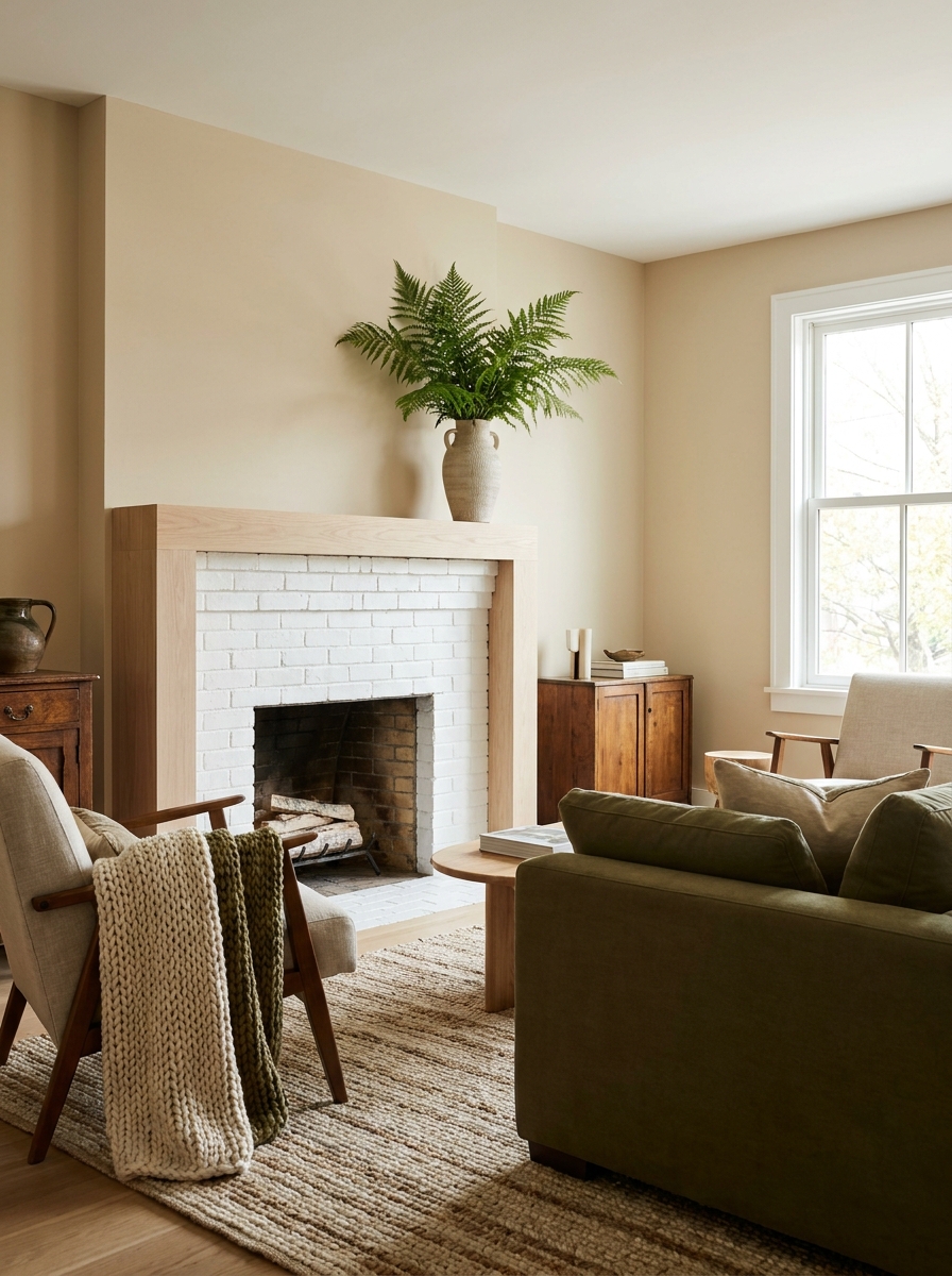 Classic Brick Fireplaces with a Modern Twist