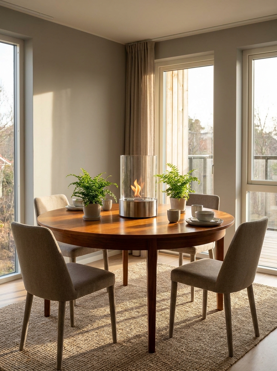 Eco-Friendly Biofuel Fireplaces