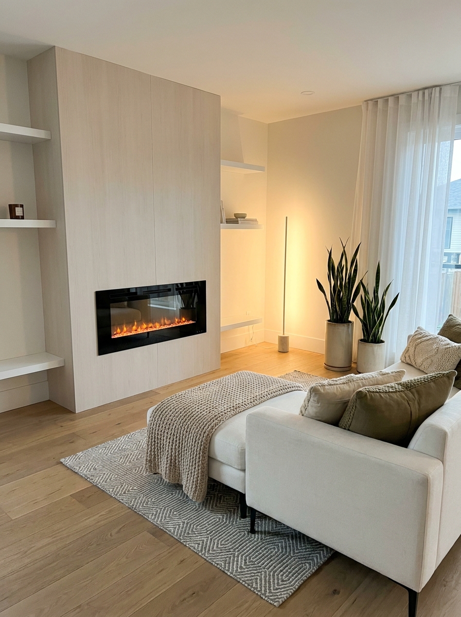 Sleek Modern Electric Fireplaces
