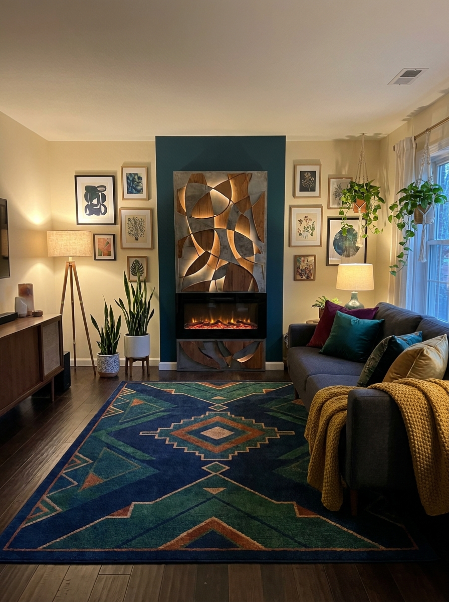 Electric Fireplaces as Art Pieces