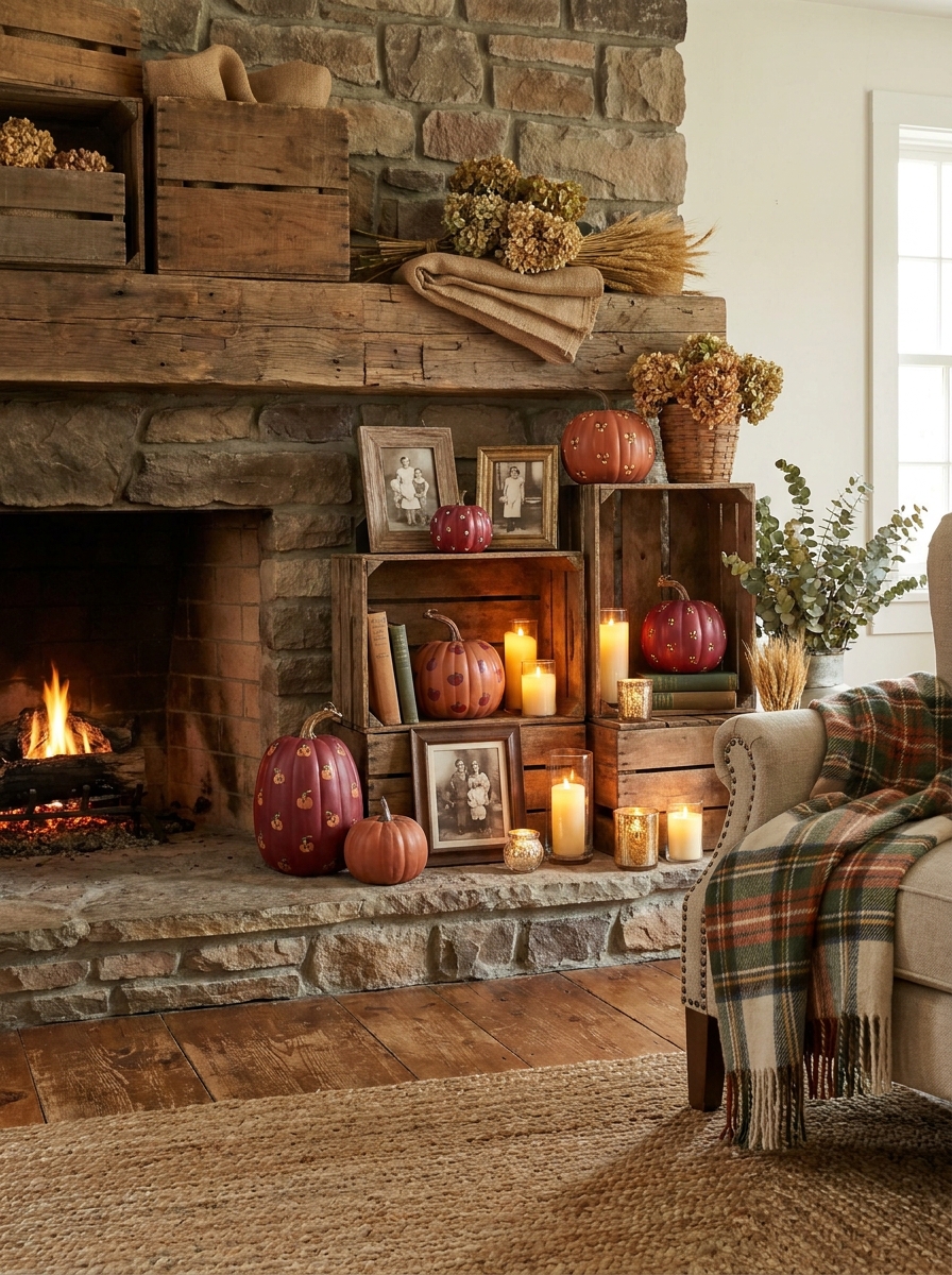 Rustic Harvest Decor for a Cozy Fall