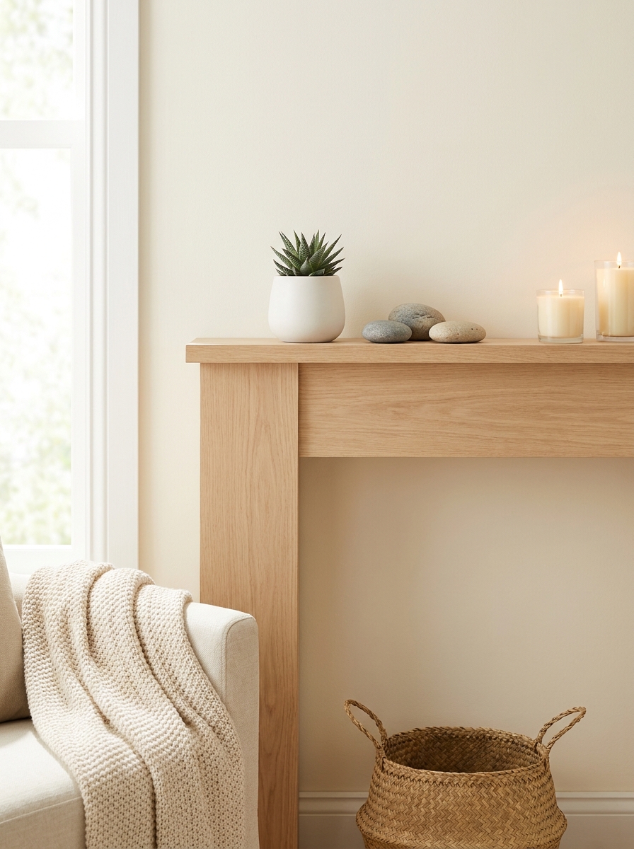Minimalist Zen with Natural Elements