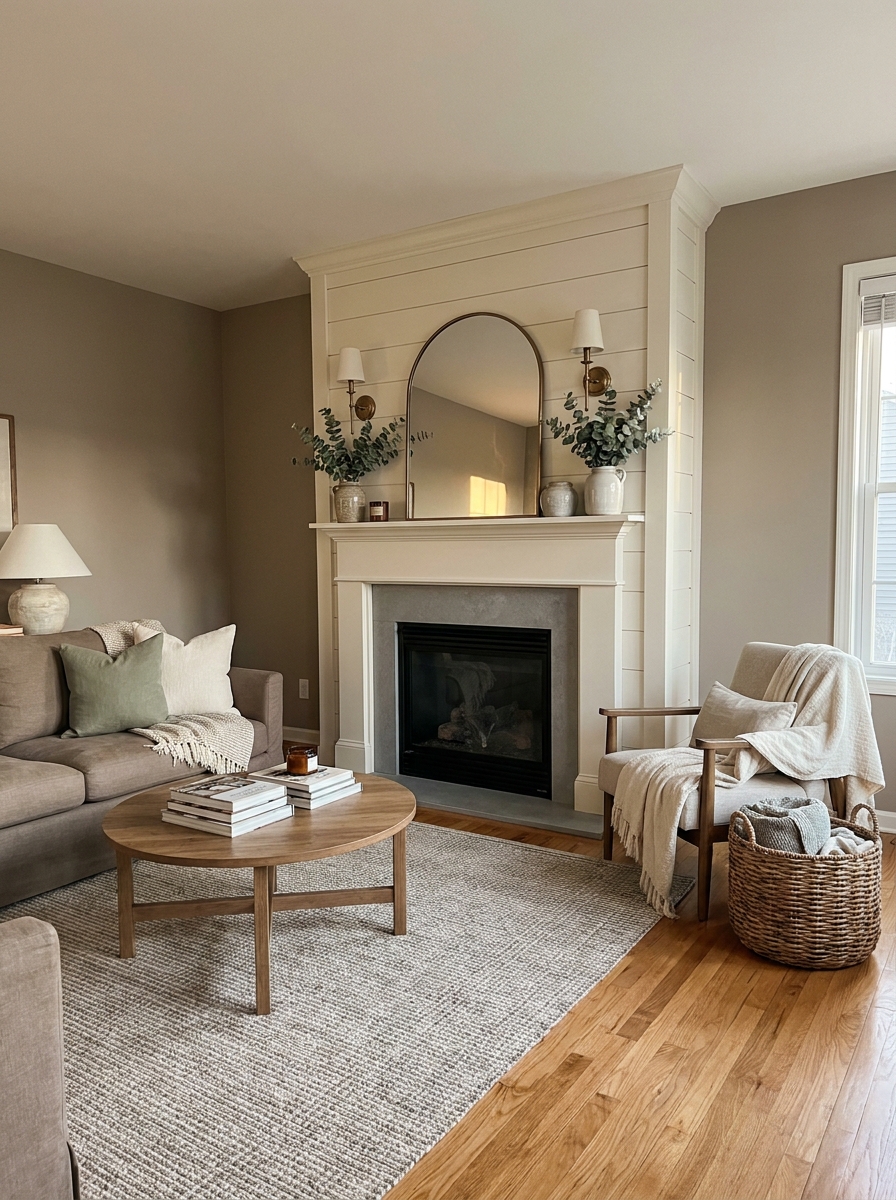 Add a Shiplap Fireplace Bump-Out on a Budget