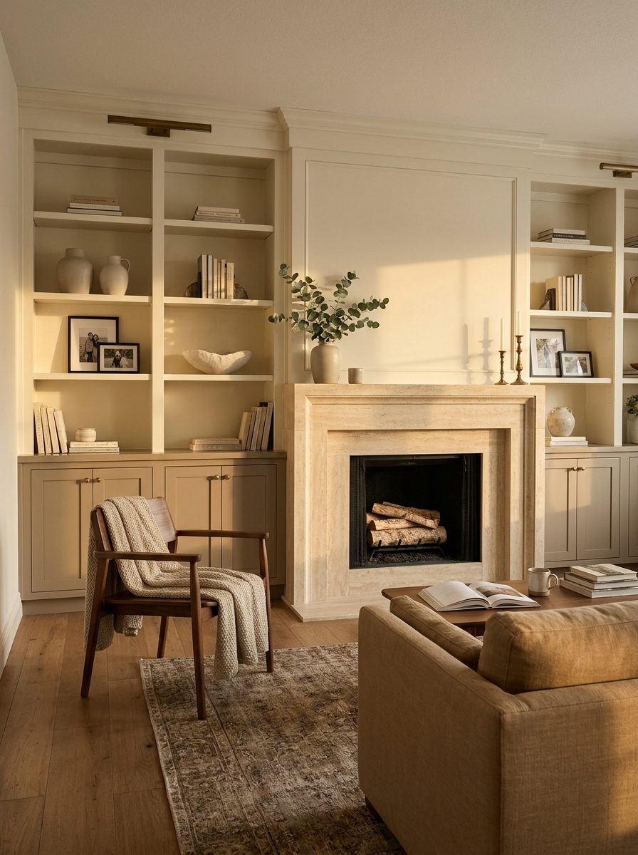 Add Built-In Shelves That Stretch to the Ceiling