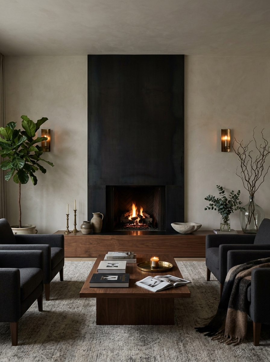Carry the Same Material Onto the Adjacent Wall
