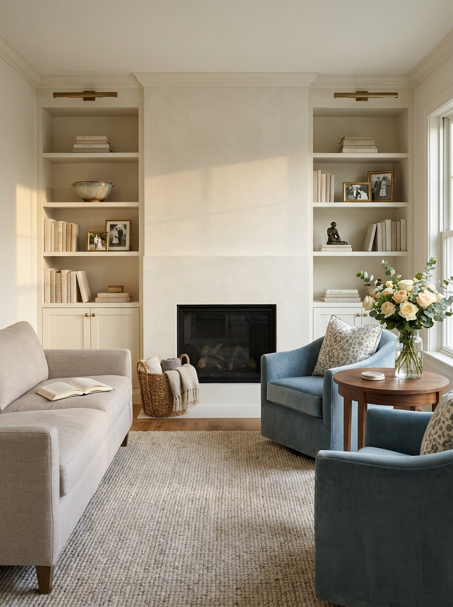 ### Embrace Built-Ins and Bookcases With a Collected Feel