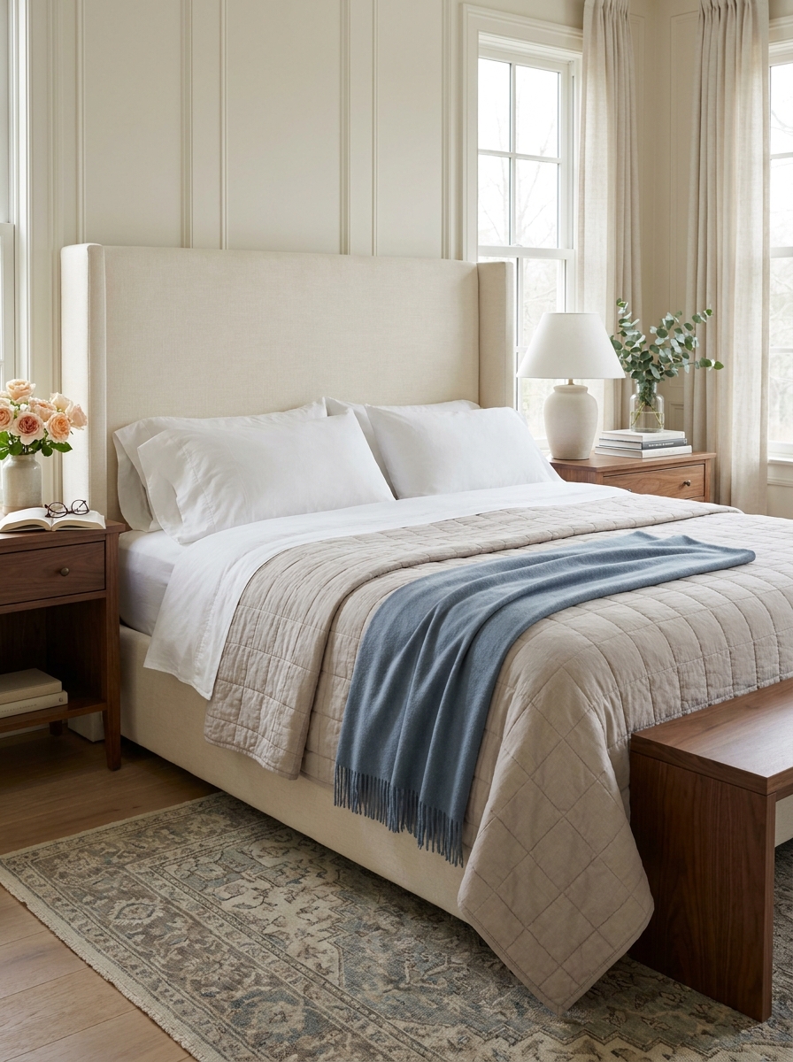 ### Give Your Bedroom Hotel Softness With Personal Warmth