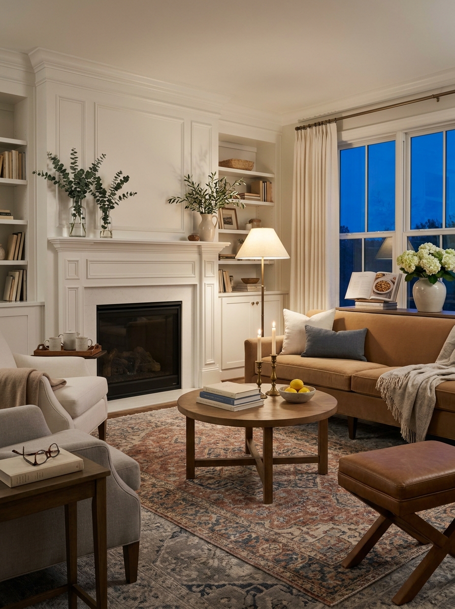 Use Lamps Everywhere for That Soft End-of-Day Glow