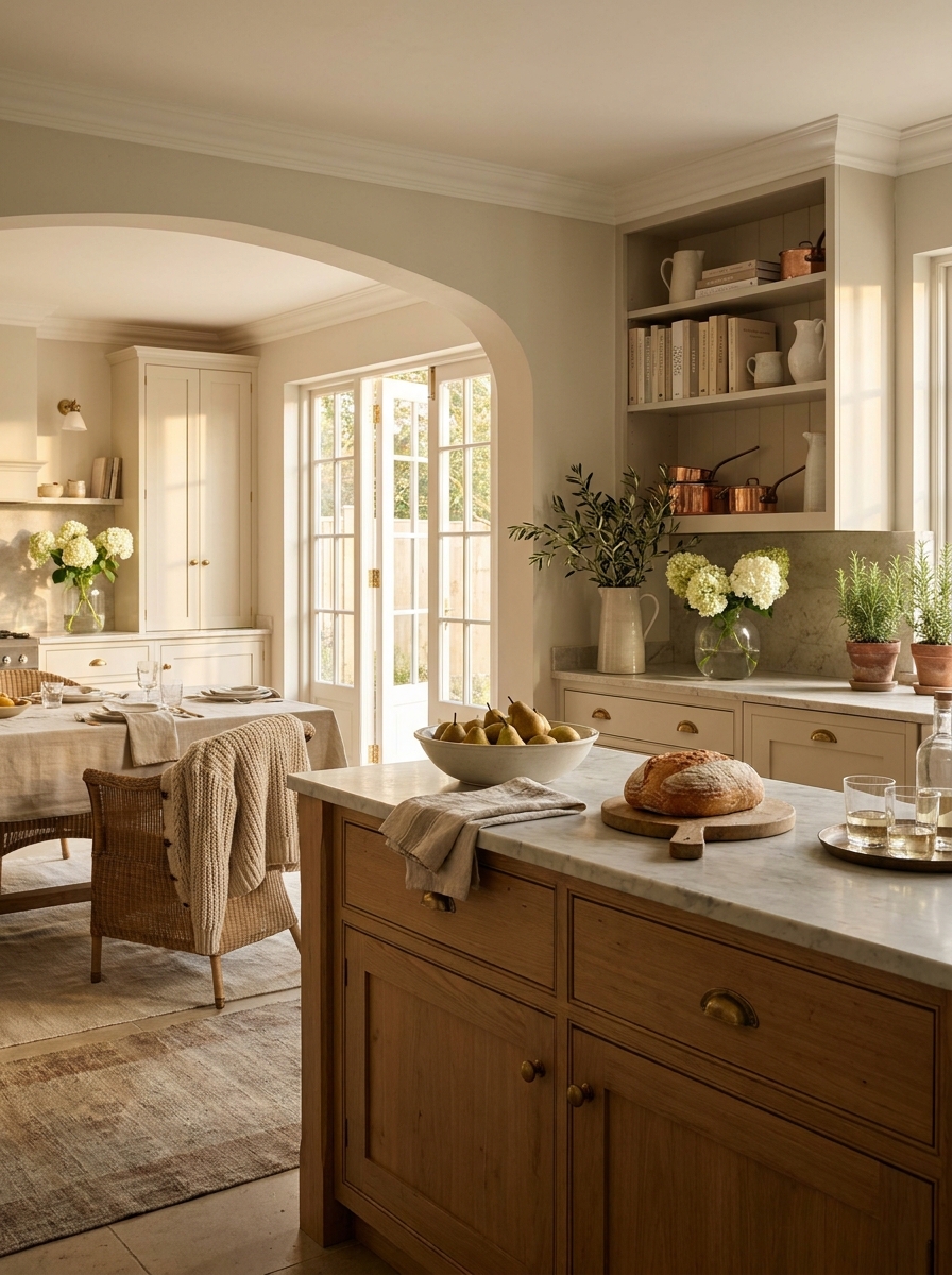 Blend the Kitchen Into the Next Room So Entertaining Feels Easy