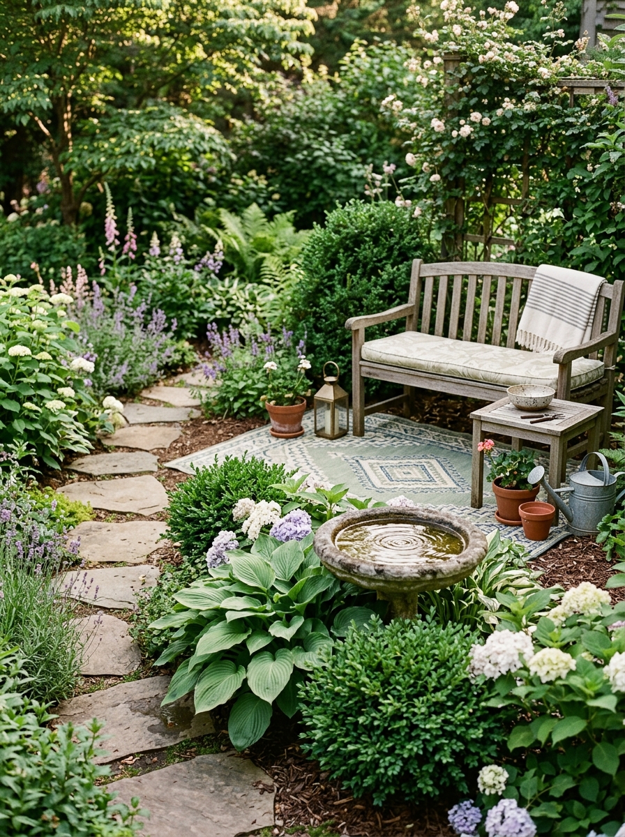 Add a Bird-Friendly Corner With Shelter, Water, and a Little Breathing Room