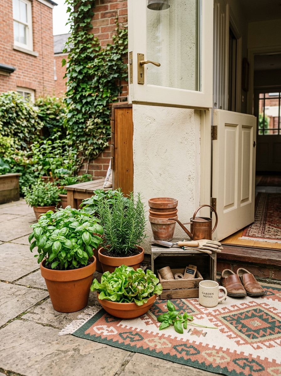 Turn a Sunny Doorstep Into a Mini Potager