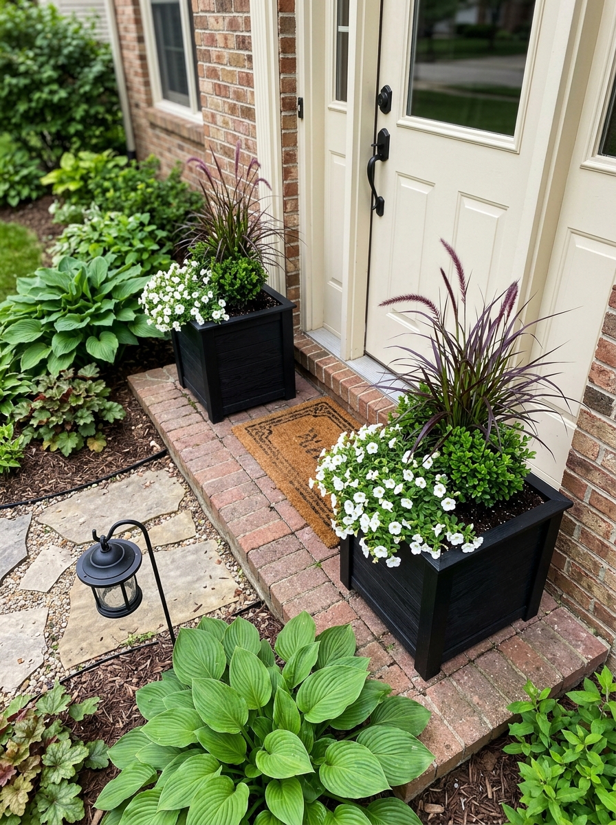 Add Symmetrical Porch Containers for Instant Order
