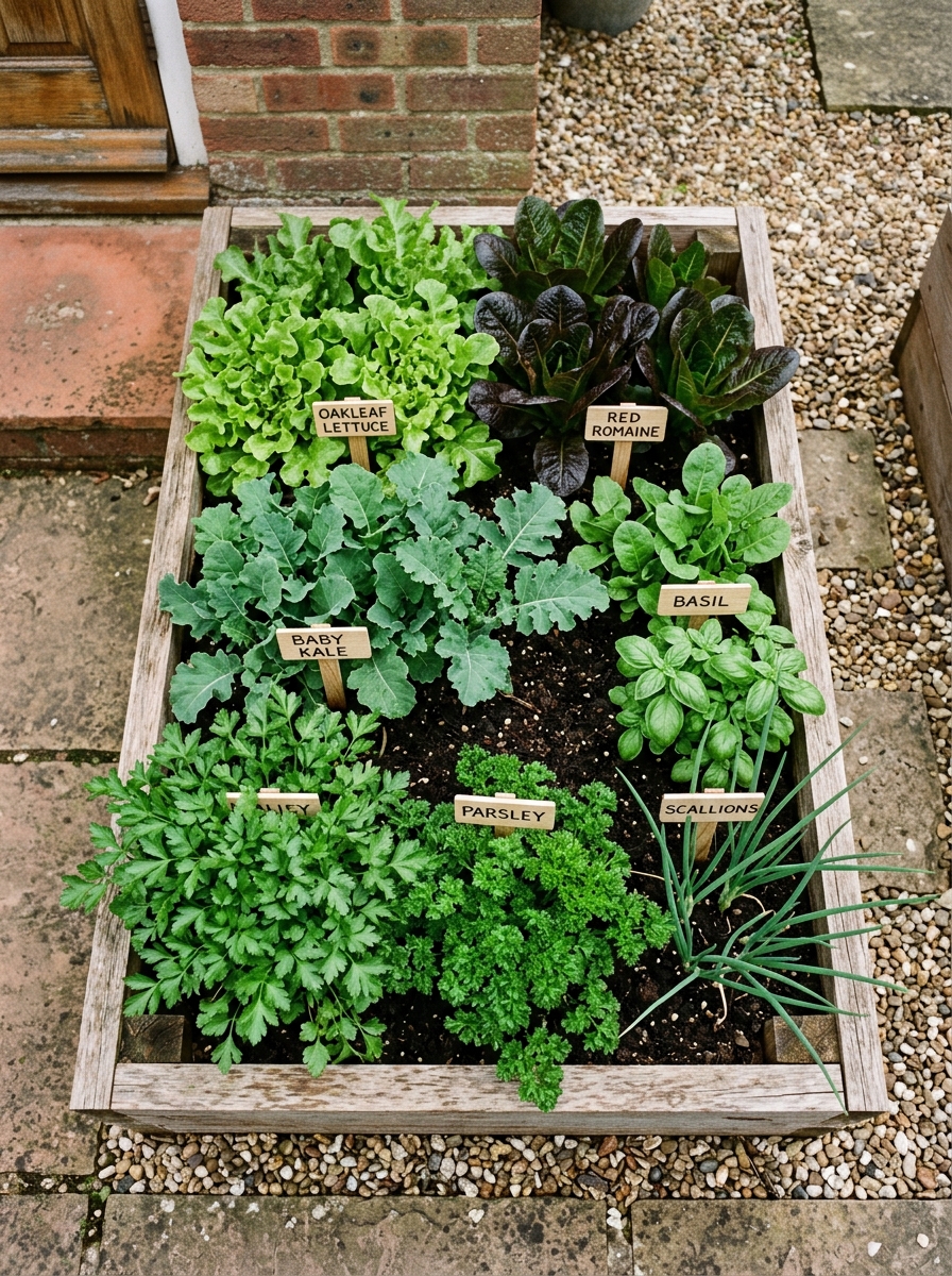 Create a Salad Bed Near the Back Door for Fast Daily Harvests