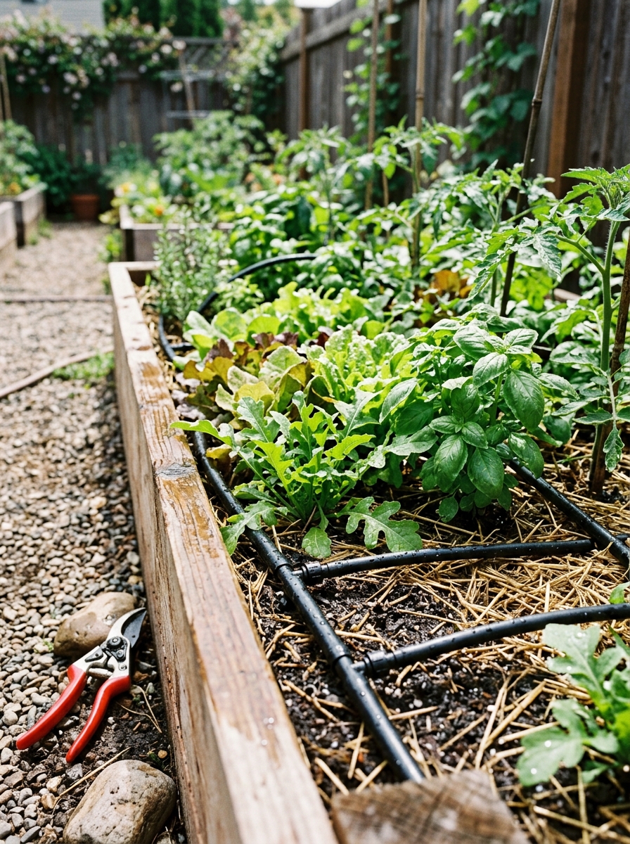 Add Drip Irrigation Early So Dense Planting Stays Easy