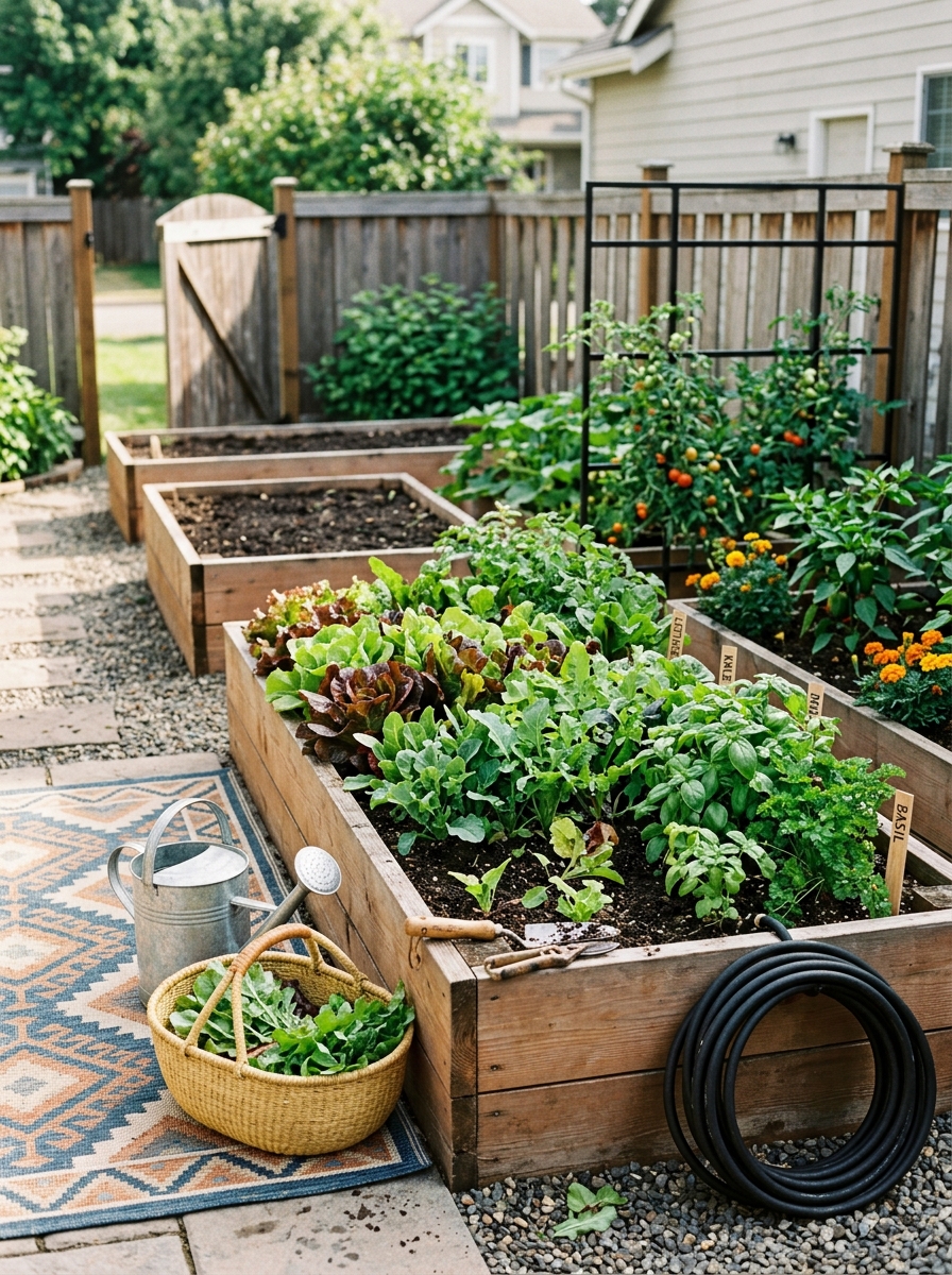 Dedicate One Compact Bed to Cut-and-Come-Again Crops That Keep Producing
