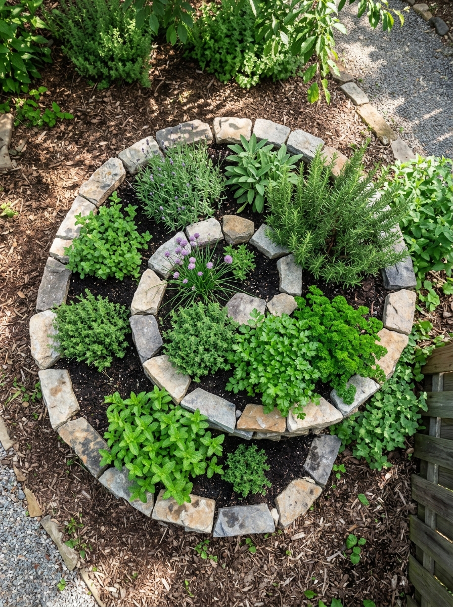 Herb Spiral for Flavor and Fun