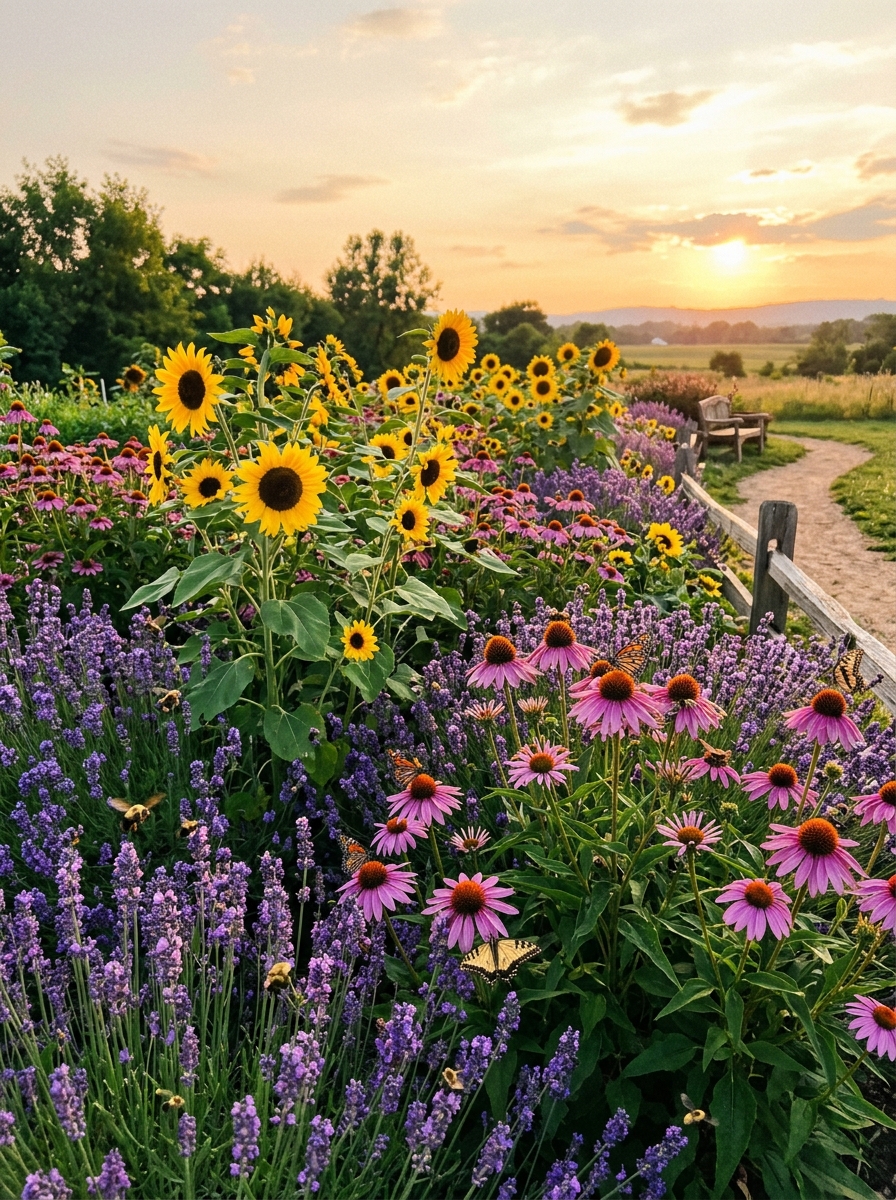 Pollinator-Friendly Plants for Buzzing Beauty