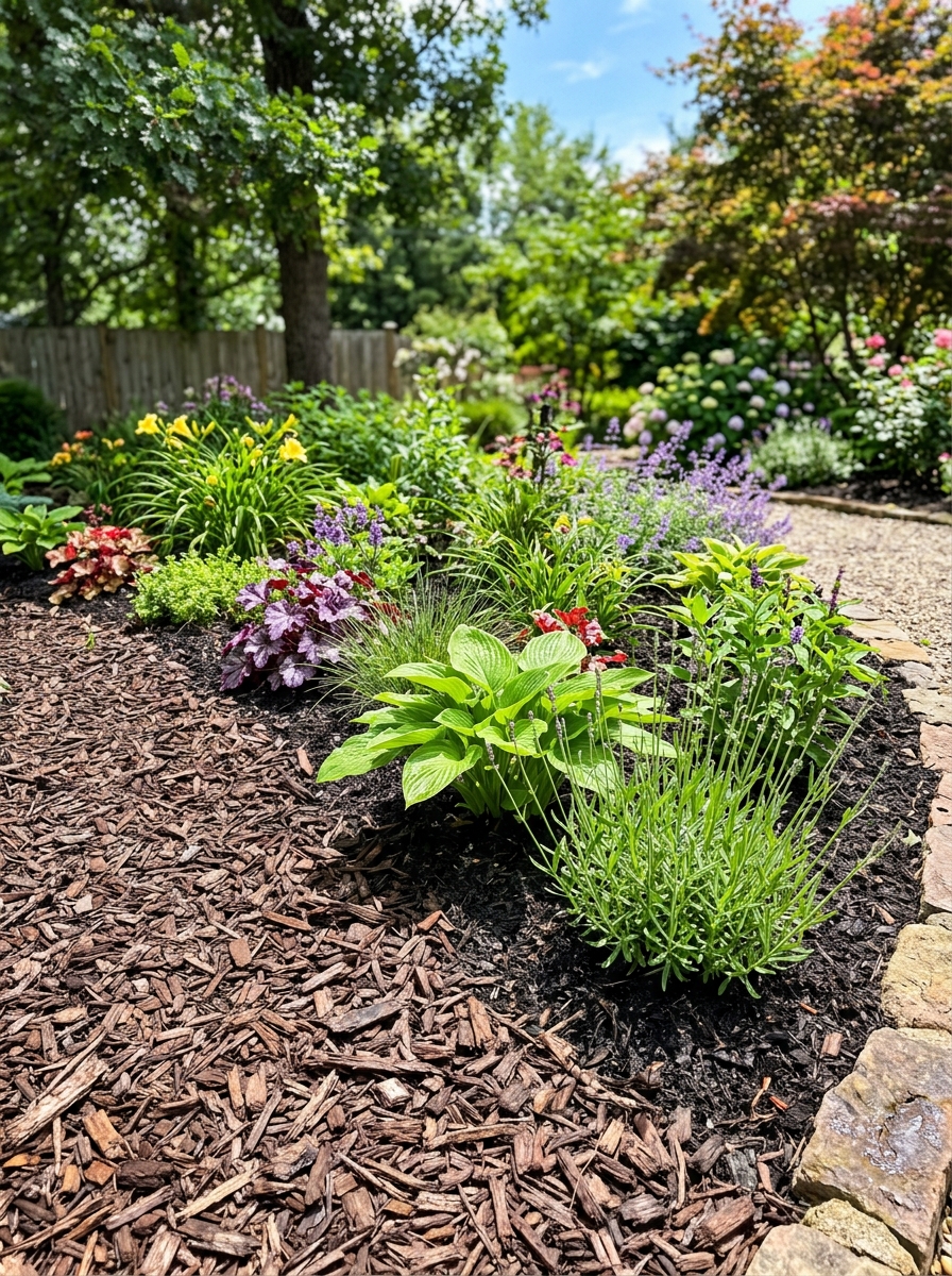 Outdoor Mulching for Healthy Plants