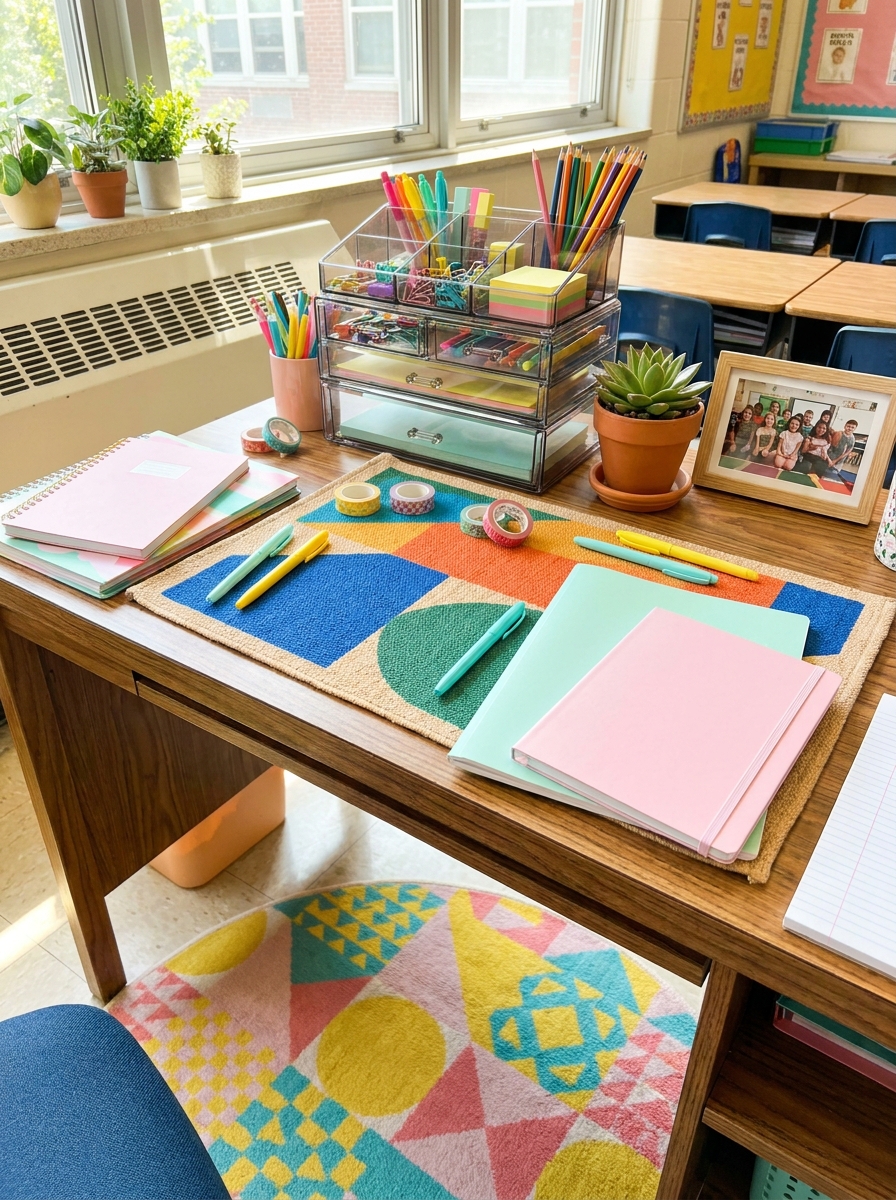 Colorful Desk Accessories for a Fresh Look