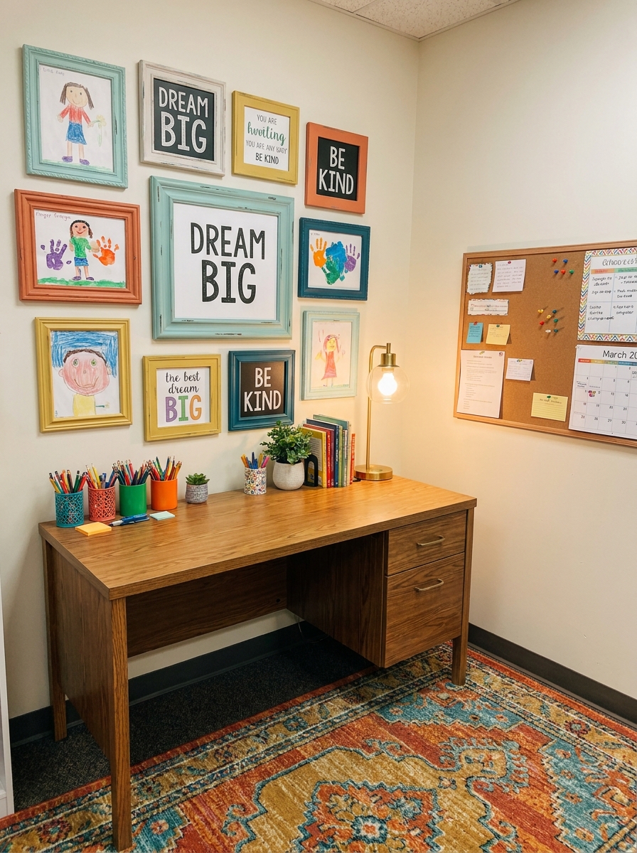 Inspiring Wall Art Above Your Desk