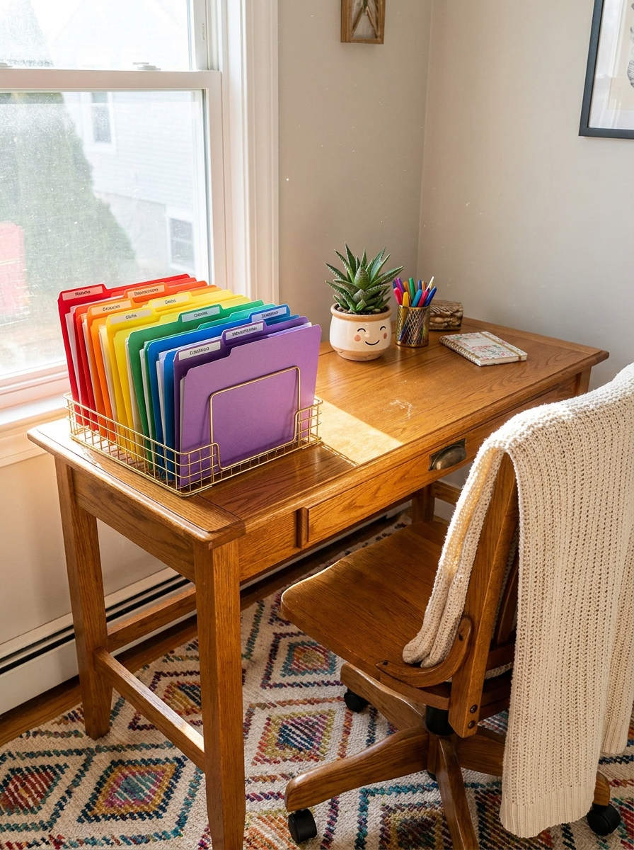 Incorporate Color-Coded File Folders