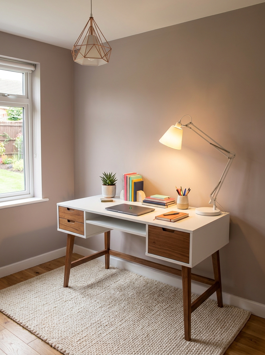 Incorporate Task Lighting for a Bright Workspace