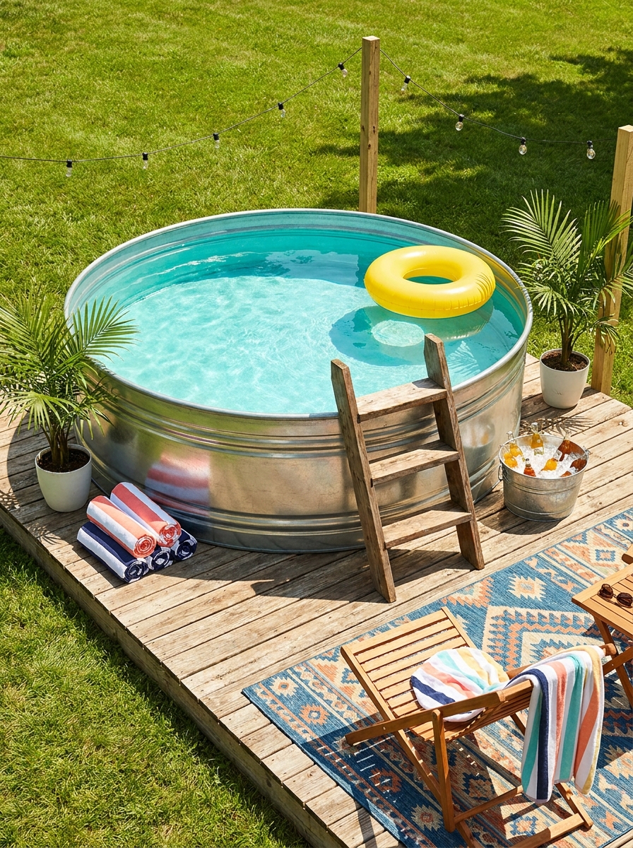 Stock Tank Pools That Look Like a Million Bucks