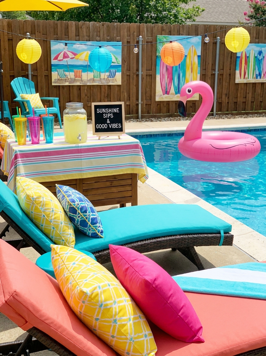 Inspiring Poolside Decor