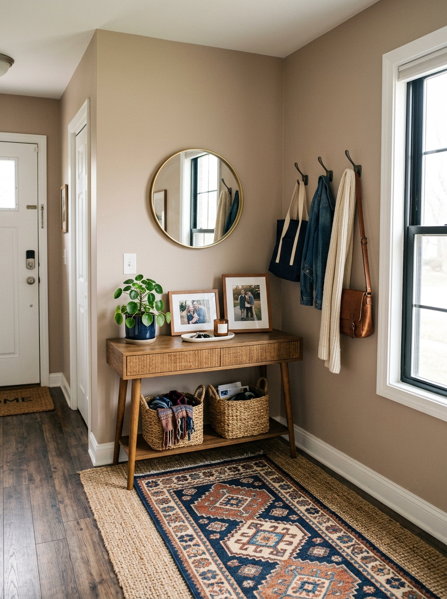 Entryway Declutter and Style