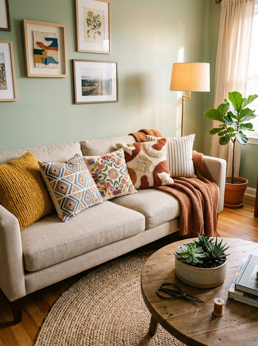 Craft Your Own Cozy Throw Pillows