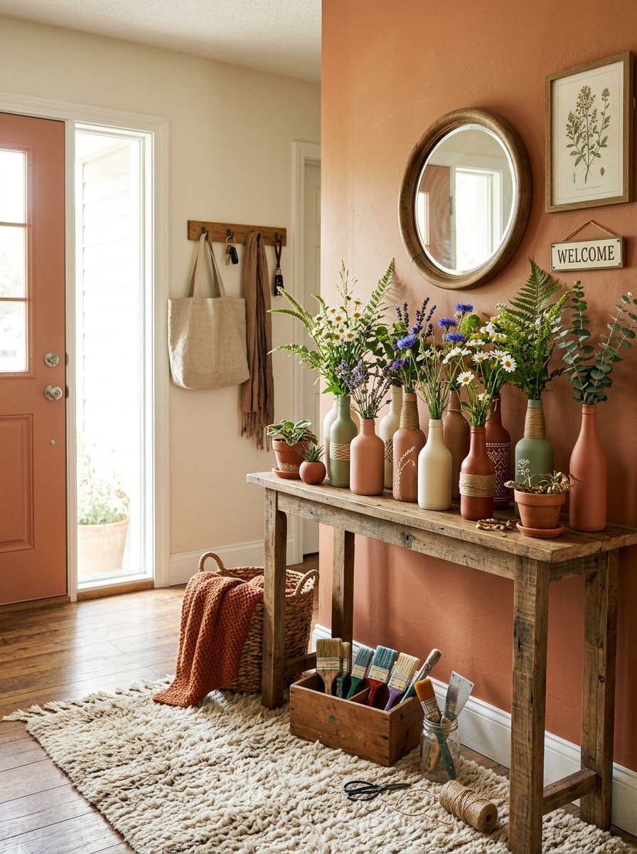 Turn Old Bottles into Beautiful Vases