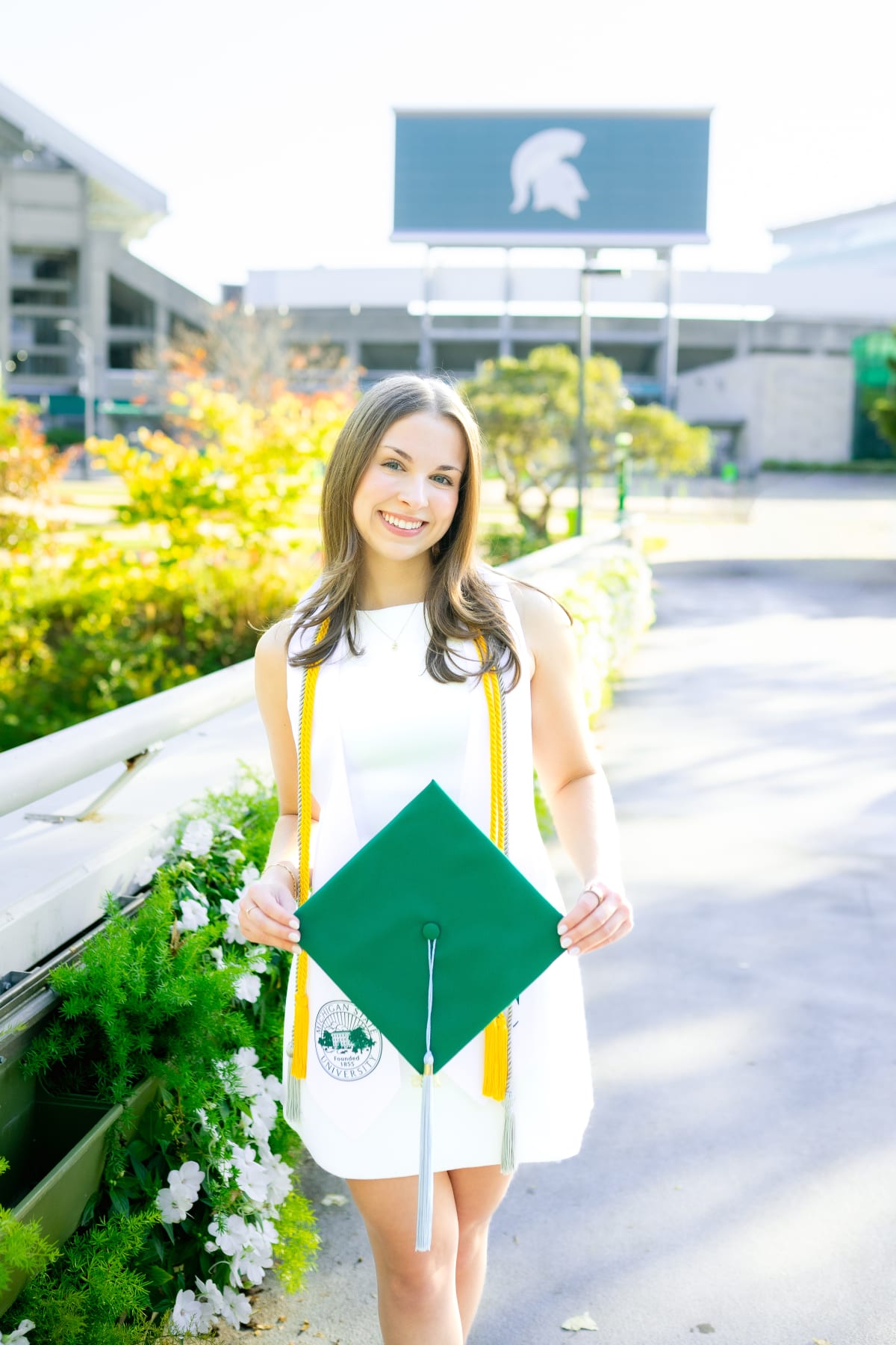 College graduate portrait