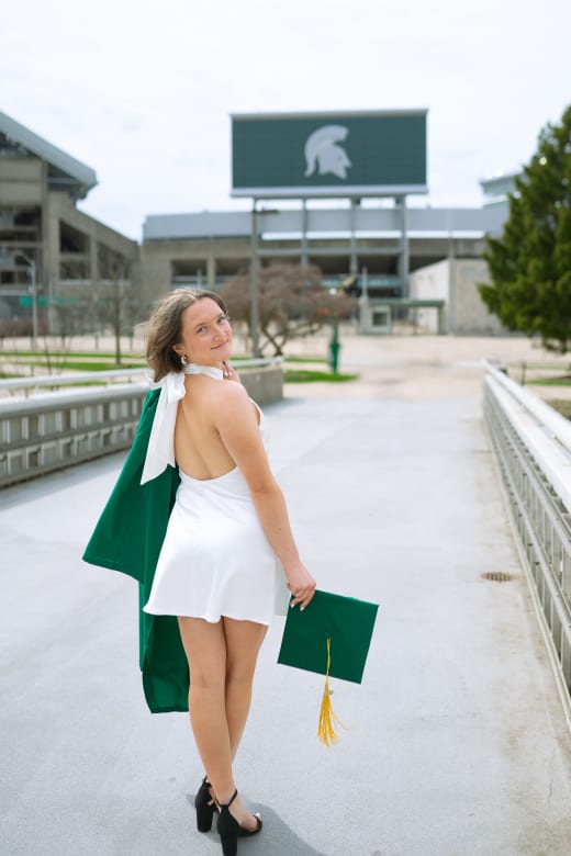 Graduation portrait
