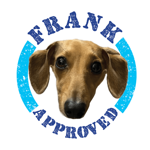 Frank Approved badge: Frank the dachshund