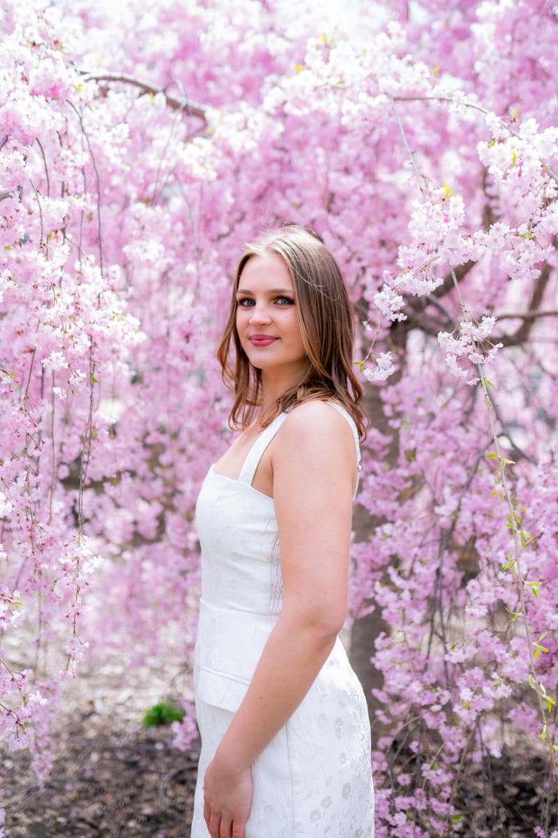 MSU graduate among cherry blossoms