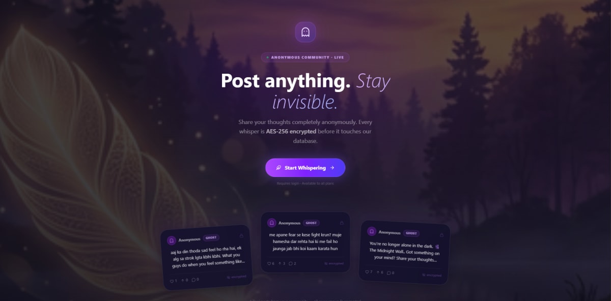 How to Share Your Feelings Anonymously: Why InnerHug Created a Community for Your Thoughts