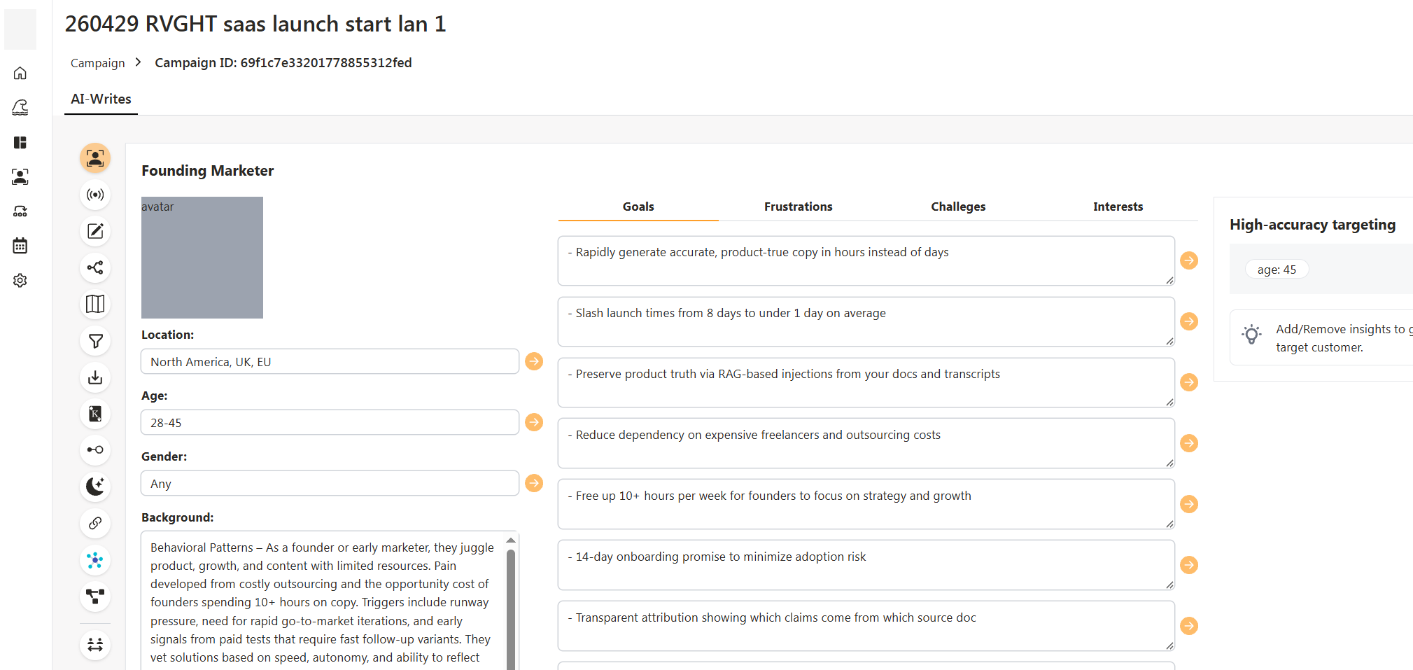 AI Copy Dashboard