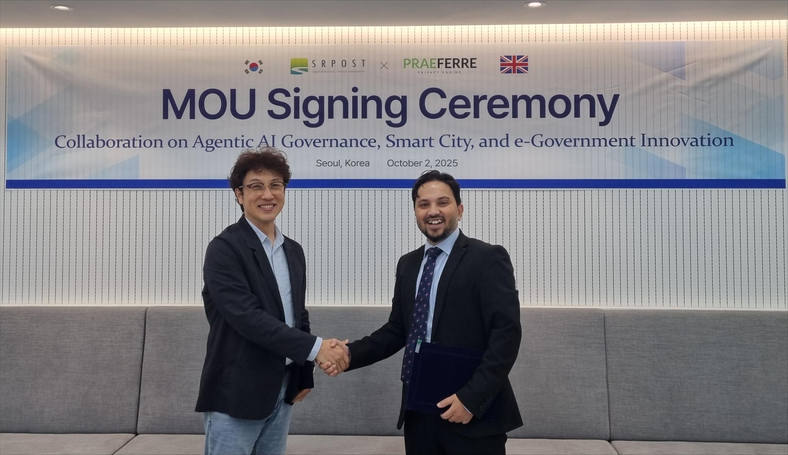 Praeferre signs MoU with SRPOST to advance Responsible AI in Korea