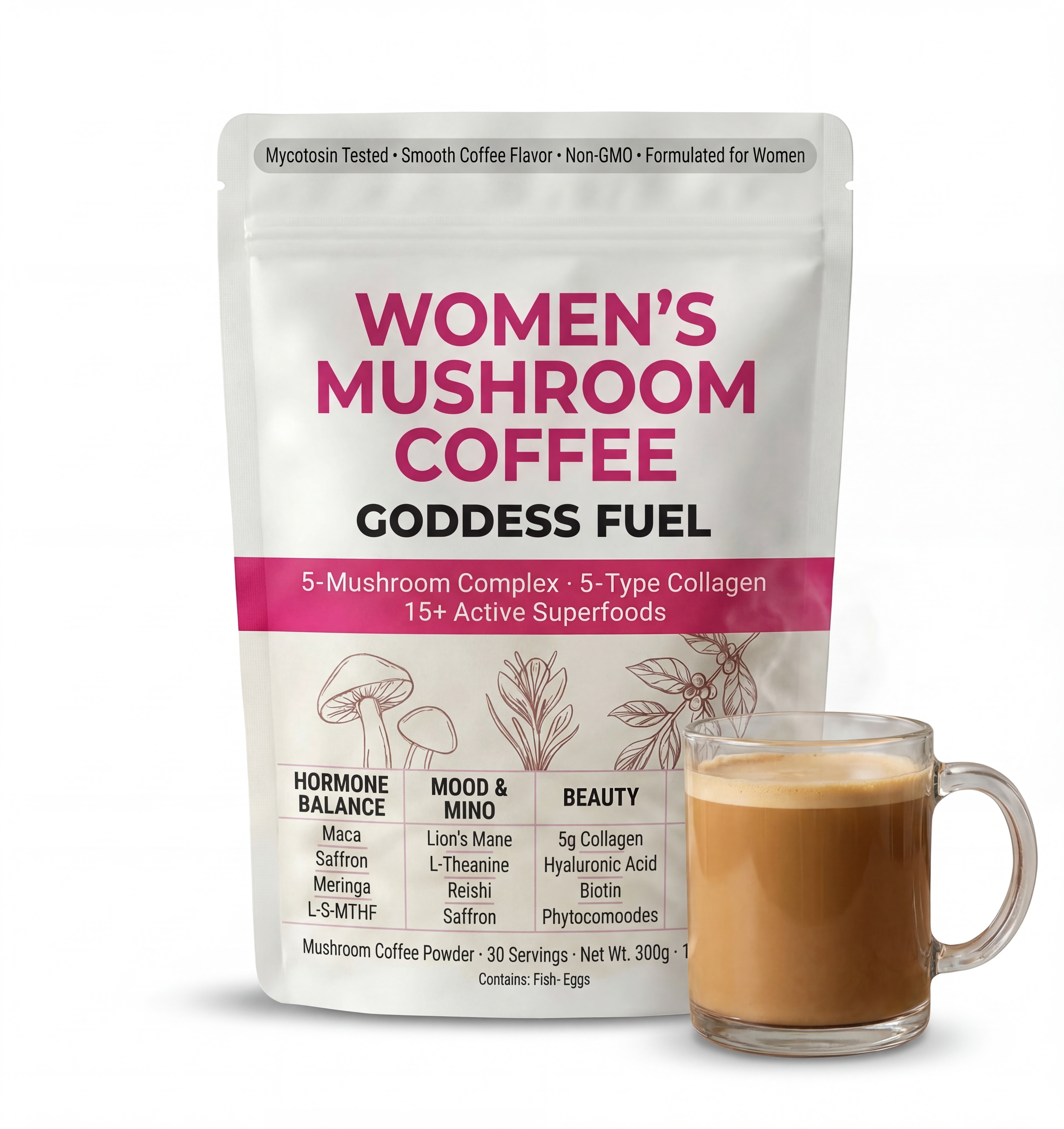 Goddess Fuel — Women's Mushroom Coffee