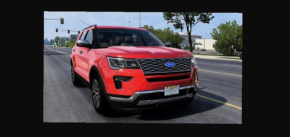 МОД Ford Explorer Platinum 2019 v1.7 ДЛЯ EURO TRUCK SIMULATOR 2