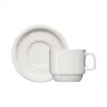 Jogo de xícaras brancas