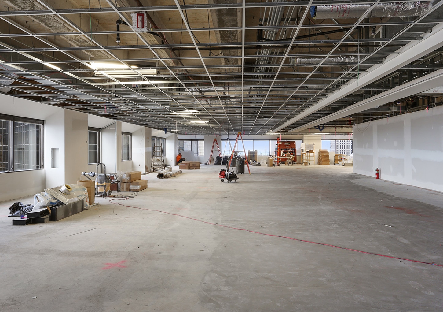 Commercial office interior buildout