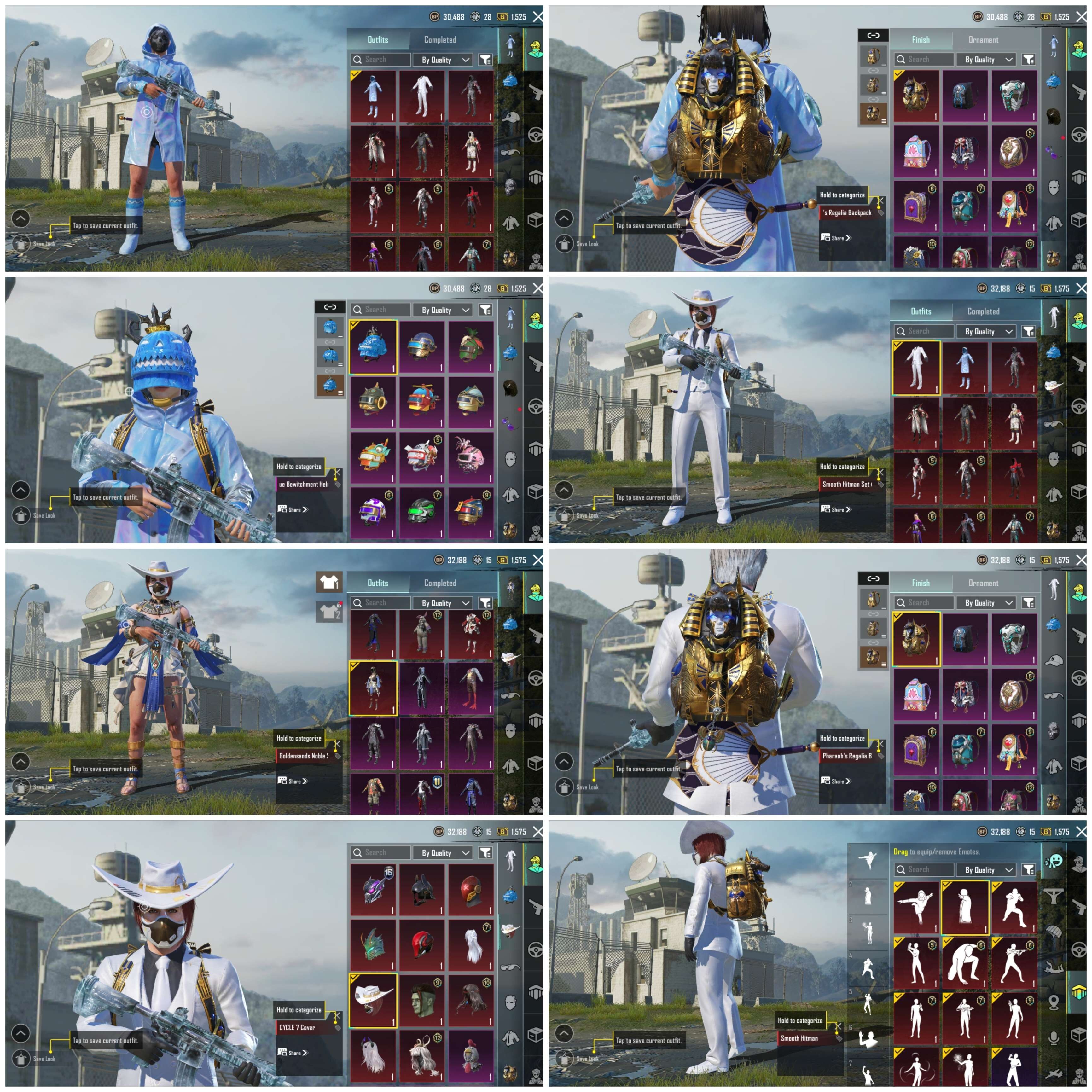 🔥 LEVEL 70 | 35+ Mythic | M416 Glacier Lvl 5 | 14x Gunlabs | Carlo Max | Pharaoh Bag | Rare PUBG MOBILE Account