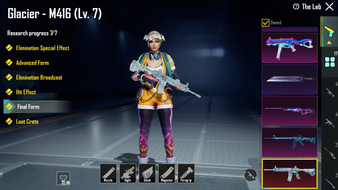 ❄️ Glacier level 7 | 17x Total Guns | CHEAP Glacier Max | 96 Mythics