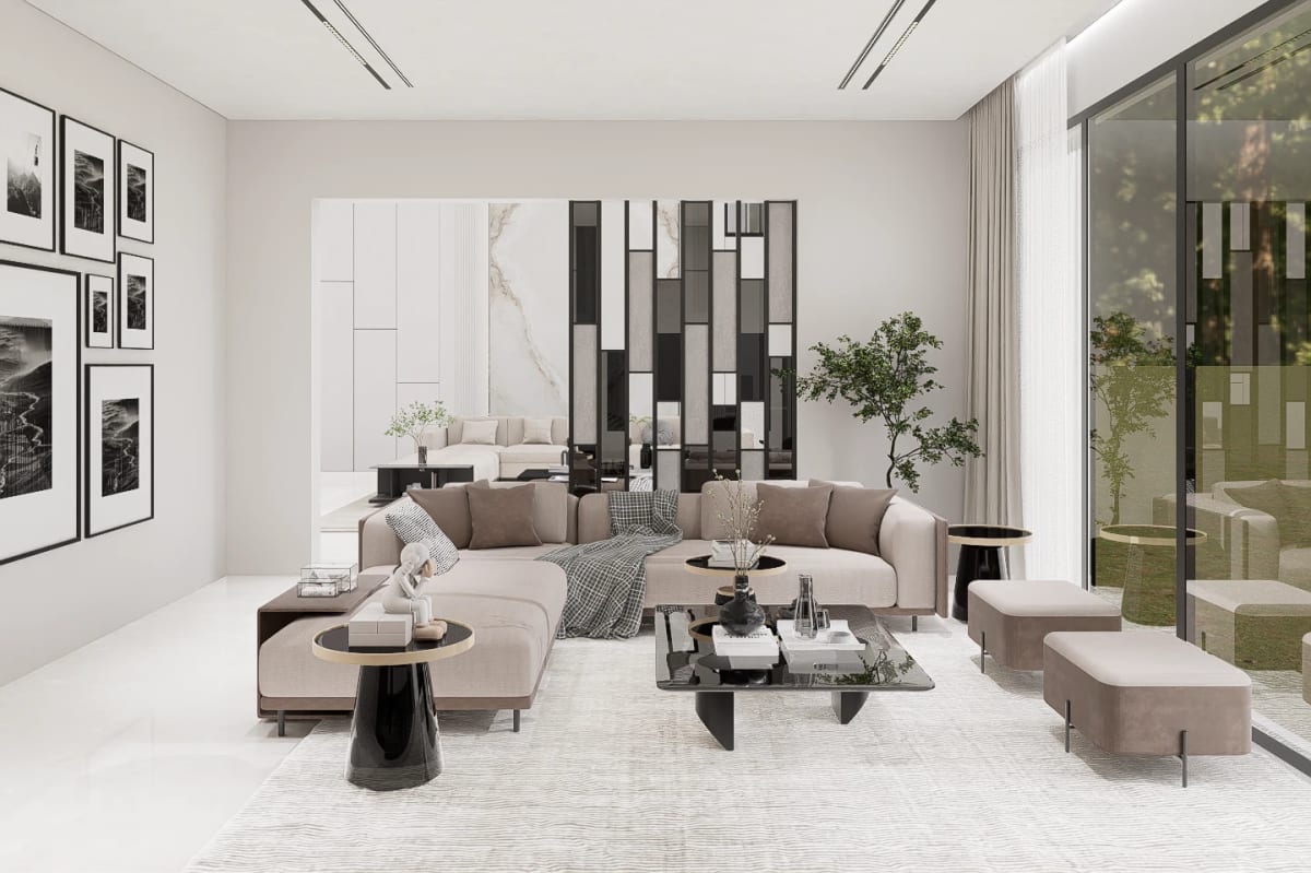 Jumeirah Golf Estates - Interior - Earth Toned Sanctuary